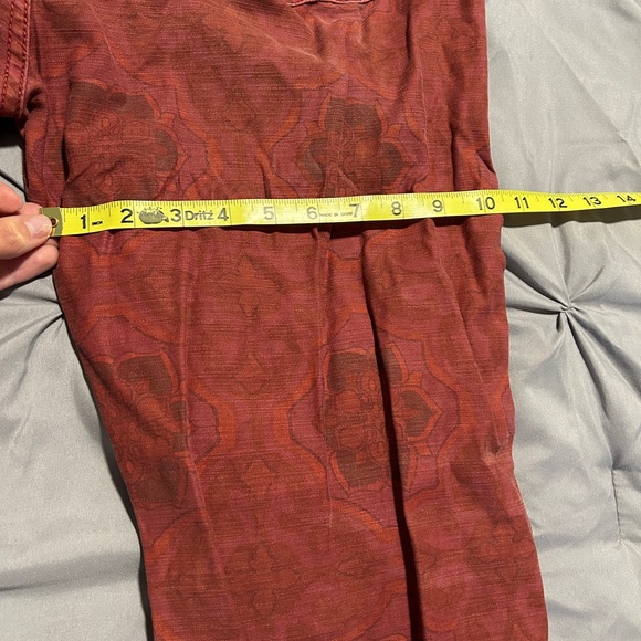 Red Patterned Pants pilcro - Picture 5 of 7